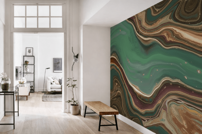 Cascading Marbled Veins