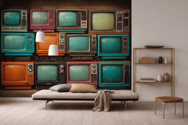 Retro Television Montage