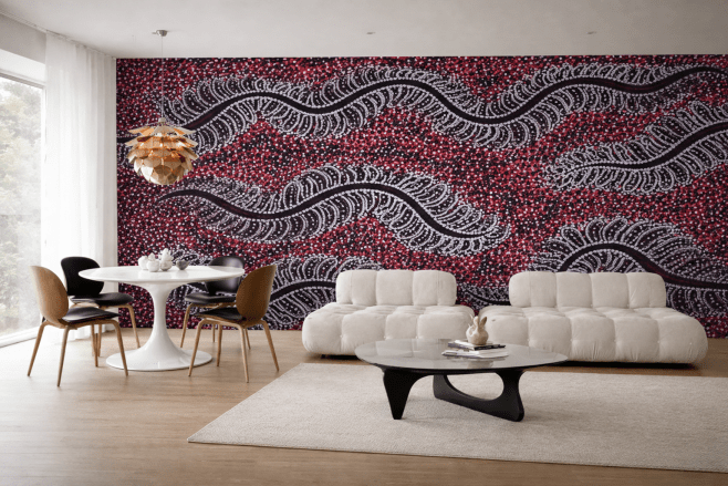 Meandering Floral Wave