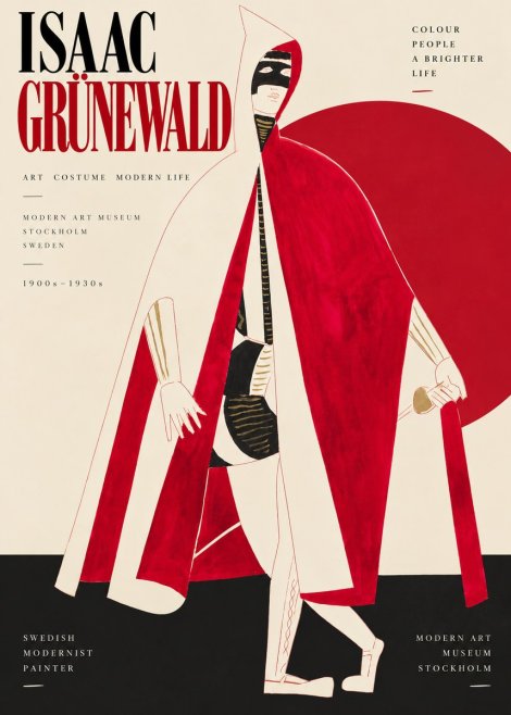 Isaac Grünewald Costume Design I No4 - Póster
