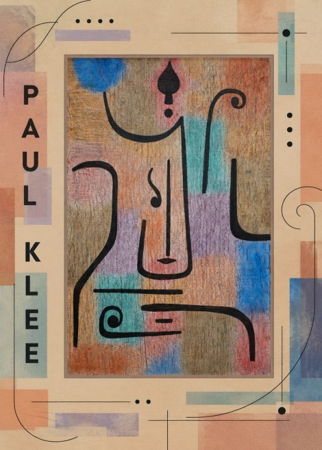 Paul Klee Mask of the Heart No4 - Póster