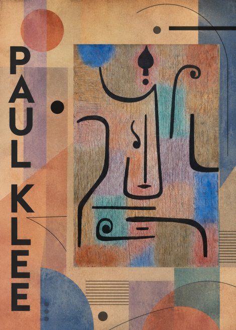 Paul Klee Mask of the Heart No6 - Póster