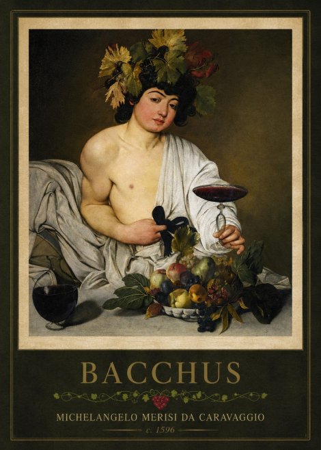 Michelangelo Merisi da Caravaggio Bacchus I No1 - Póster
