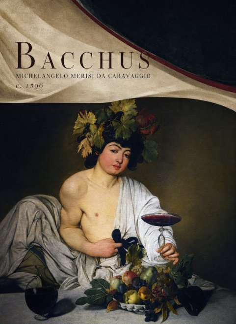 Michelangelo Merisi da Caravaggio Bacchus I No5 - Póster
