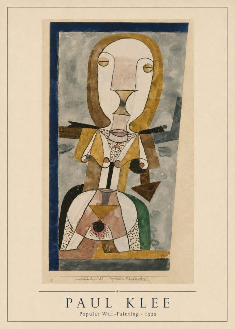 Paul Klee Popular Wall-painting No3 - Póster