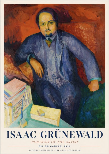 Isaac Grünewald Portrait of the Artist No1 - Póster