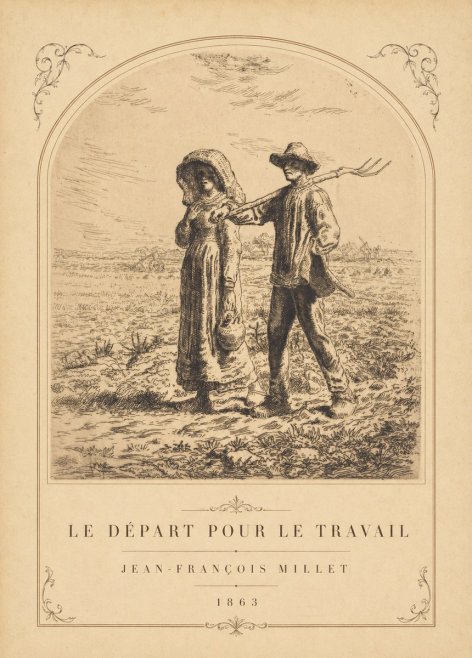 Jean-François Millet Le Départ Pour Le Travail I No3 - Póster