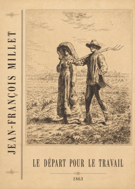 Jean-François Millet Le Départ Pour Le Travail I No4 - Póster