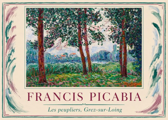 Francis Picabia Les Peupliers, Grez-sur-loing No6 - Póster