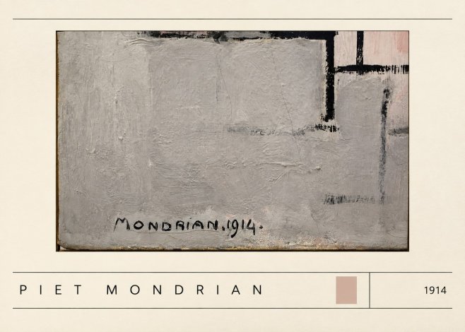 Piet Mondrian Composition 1914 No3 - Póster