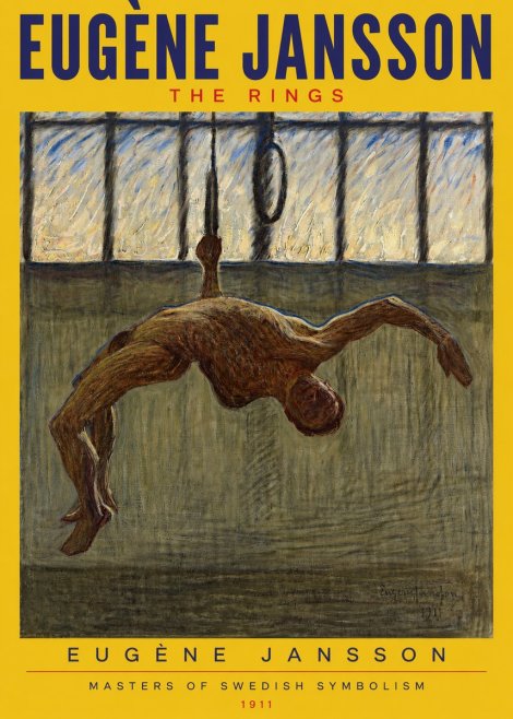 Eugène Jansson The Rings No2 - Póster