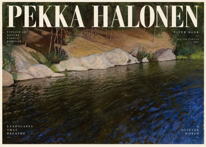 Pekka Halonen River Bank No2 - Póster