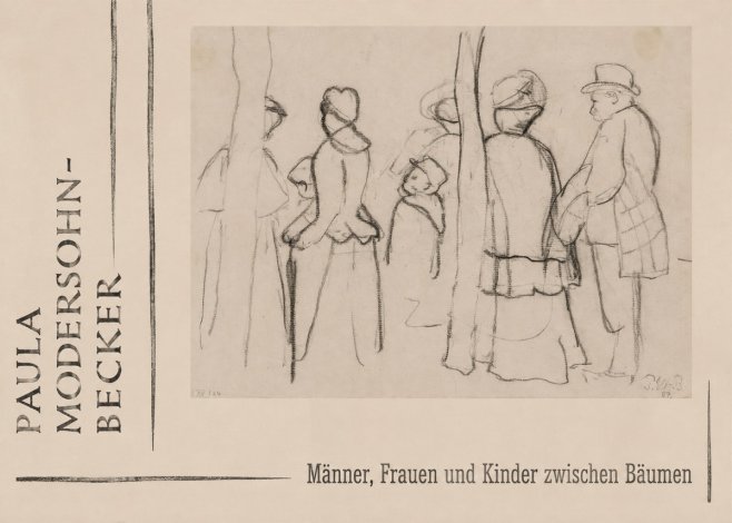 Paula Modersohn-Becker Männer, Frauen Und Kinder Zwischen Bäumen No2 - Póster