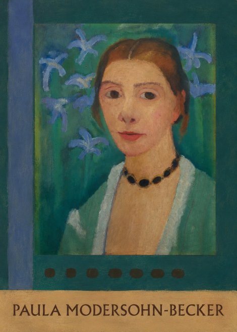 Paula Modersohn-Becker Self-portrait with Blue Flowers No6 - Póster