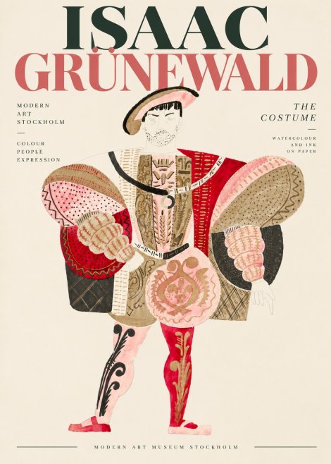 Isaac Grünewald The Costume I No6 - Póster