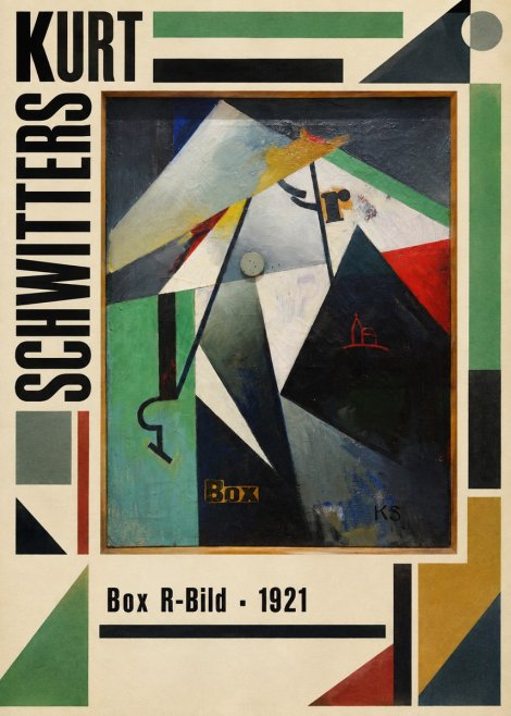 Kurt Schwitters Box R-bild No3 - Póster