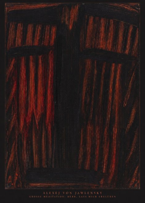 Alexej von Jawlensky Grosse Meditation: Herr, Lass Mich Erglühen No6 - Póster