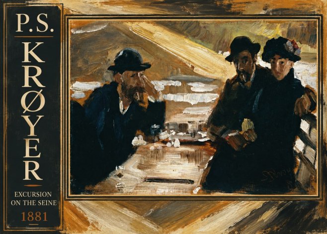 P.S. Krøyer Excursion on the Seine No2 - Póster