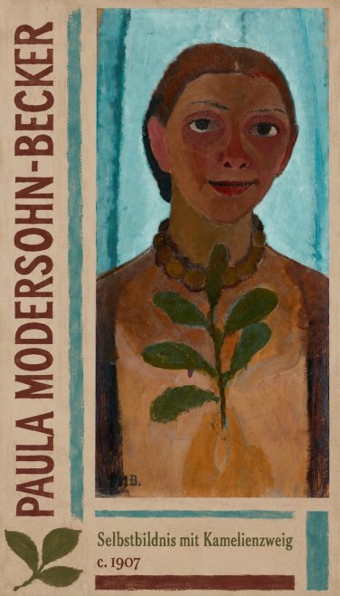 Paula Modersohn-Becker Selbstbildnis Mit Kamelienzweig No2 - Póster