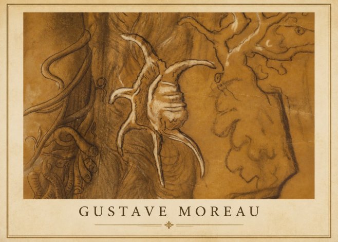 Gustave Moreau Mystical Shell Study No1 - Póster