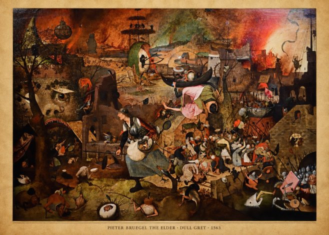 Pieter Bruegel Dull Gret I No6 - Póster