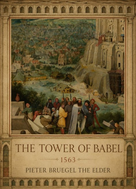 Pieter Bruegel The Tower of Babel I No1 - Póster
