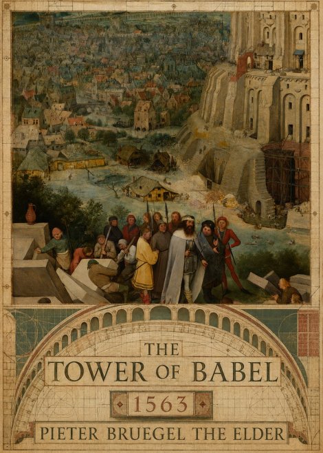 Pieter Bruegel The Tower of Babel I No2 - Póster