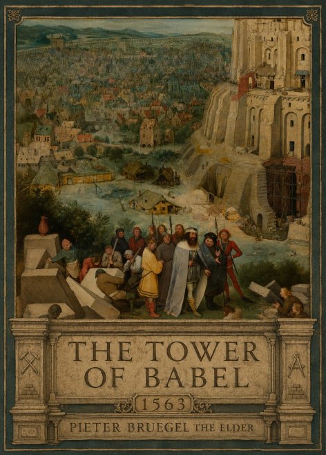 Pieter Bruegel The Tower of Babel I No6 - Póster