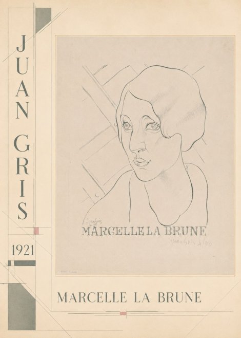 Juan Gris Marcelle La Brune I No3 - Póster