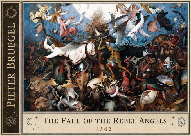 Pieter Bruegel The Fall of the Rebel Angels I No2 - Póster