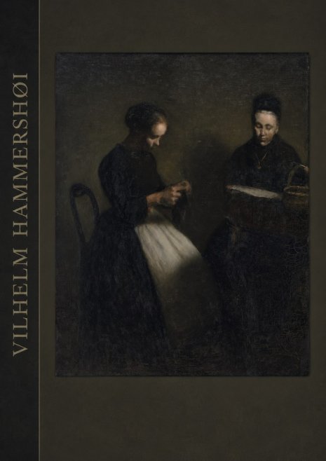 Vilhelm Hammershøi Two Women Knitting No2 - Póster