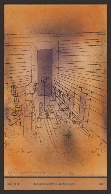Paul Klee Ghost Chamber with the Tall Door (New Version) No5 - Póster
