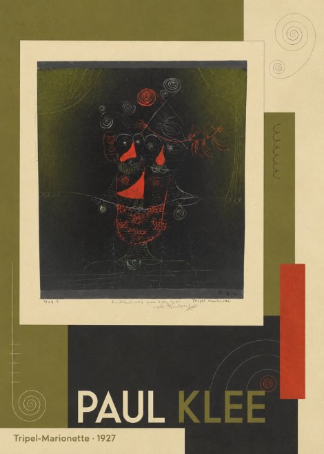 Paul Klee Tripel-marionette No5 - Póster