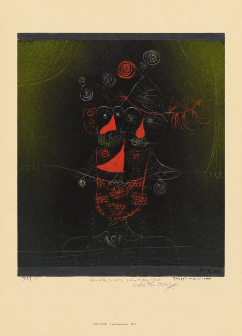 Paul Klee Tripel-marionette No6 - Póster