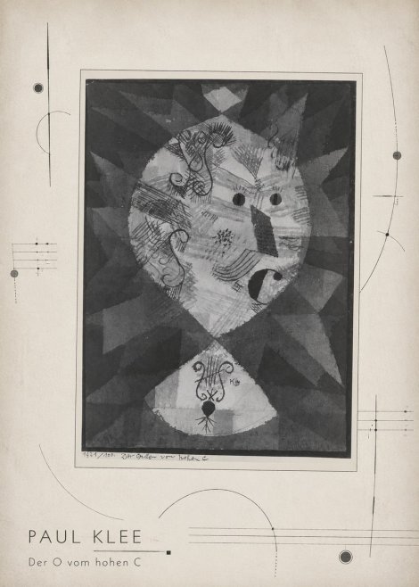 Paul Klee Der O Vom Hohen C No2 - Póster