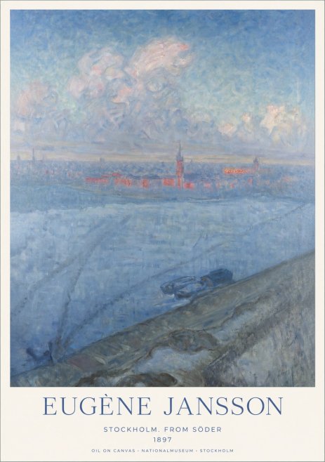 Eugène Jansson Stockholm. from Söder No1 - Póster
