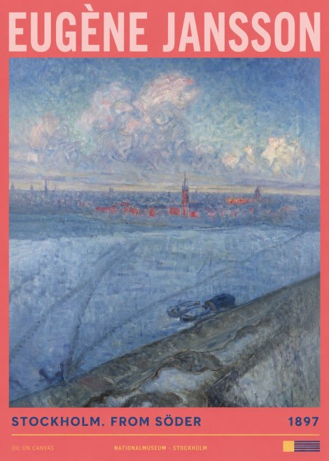 Eugène Jansson Stockholm. from Söder No2 - Póster