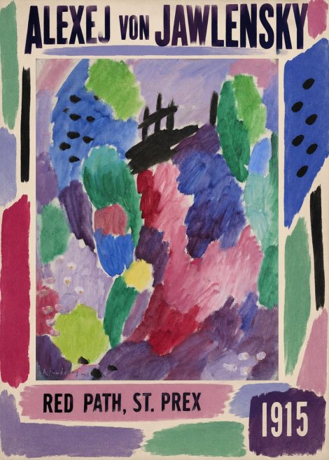 Alexej von Jawlensky Red Path, St. Prex I No2 - Póster