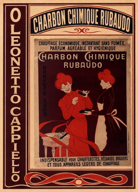 Leonetto Cappiello Charbon Chimique Rubaudo No4 - Póster