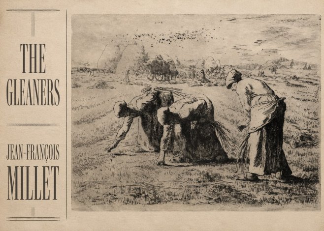 Jean-François Millet The Gleaners No2 - Póster