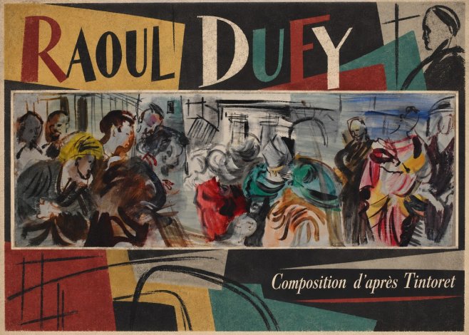 Raoul Dufy Composition D'après Tintoret No4 - Póster