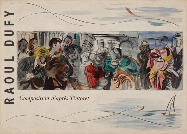 Raoul Dufy Composition D'après Tintoret No5 - Póster