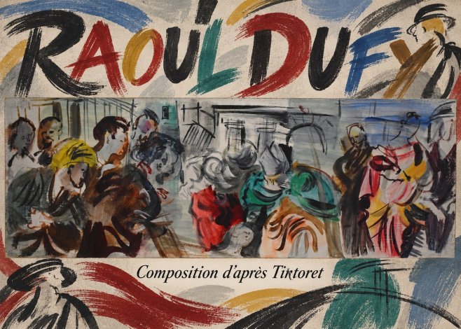 Raoul Dufy Composition D'après Tintoret No6 - Póster