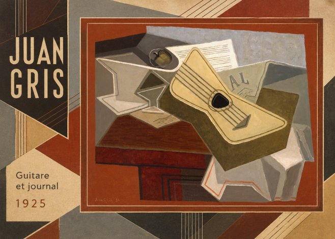 Juan Gris Guitare Et Journal No2 - Póster