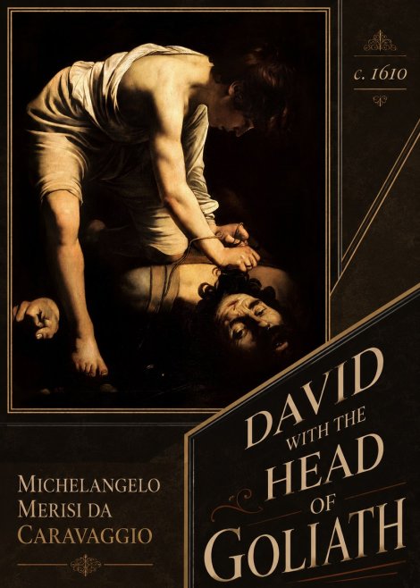 Michelangelo Merisi da Caravaggio David with the Head of Goliath I No6 - Póster