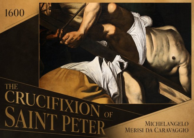 Michelangelo Merisi da Caravaggio The Crucifixion of Saint Peter I No3 - Póster
