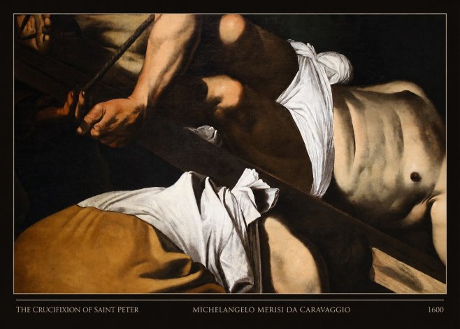 Michelangelo Merisi da Caravaggio The Crucifixion of Saint Peter I No4 - Póster