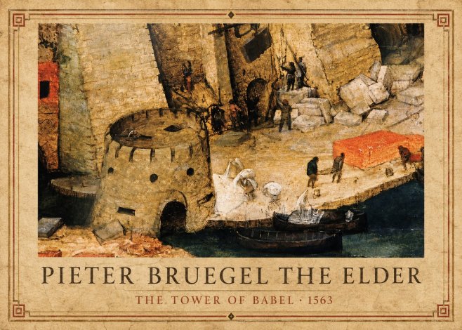Pieter Bruegel The Tower of Babel II No1 - Póster
