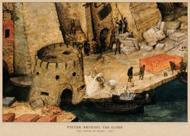 Pieter Bruegel The Tower of Babel II No5 - Póster
