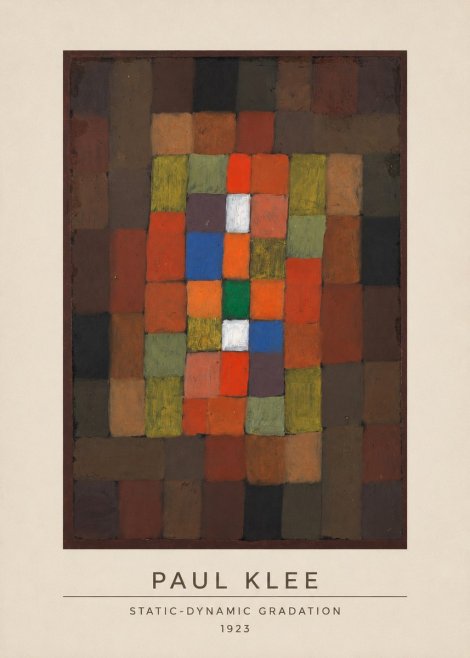 Paul Klee Static-dynamic Gradation No3 - Póster